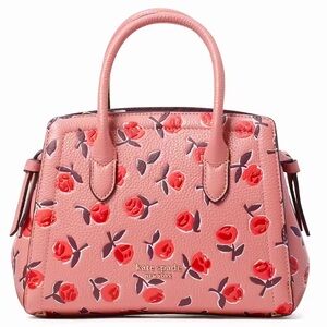 Kate Spade Knott Ditsy Rose Mini Satchel EUC